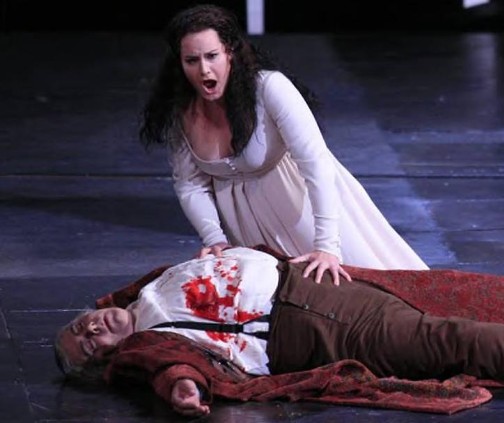 Donna Anna with Commendatore, Don Giovanni